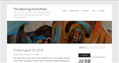 Desktop Screenshot of morningporch.com
